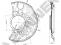 Brake disk protector DCD0122_4