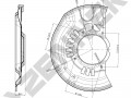 Brake disk protector DCD0123_4