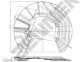 Brake disk protector DCD0151_4