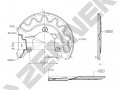 Brake disk protector DCD0160_4