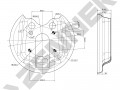 Brake disk protector DCD0162_4