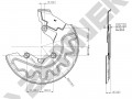 Brake disk protector DCD0163_4