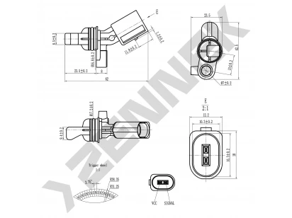 ABS sensor DAS0404