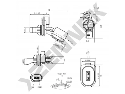ABS sensor DAS0751