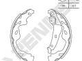 Drum brake shoes DBS0022_4
