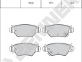 Brake pads DBP0040_4