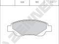 Brake pads DBP0312_4