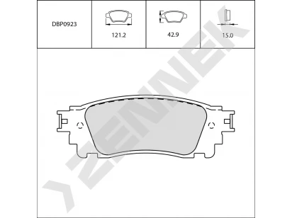 Brake pads DBP0923