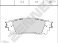 Brake pads DBP0923_4
