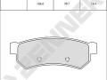 Brake pads DBP1078_4