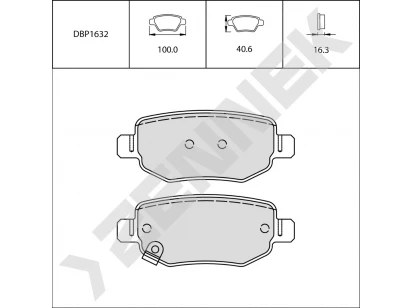 Brake pads DBP1632