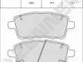 Brake pads DBP1640_4