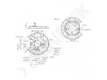Brake disk protector DCD0580