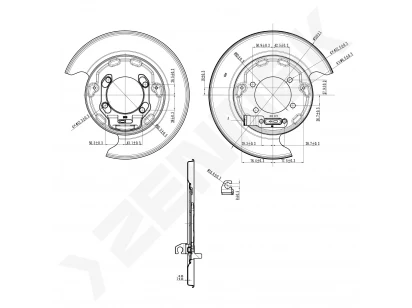 Brake disk protector DCD0575