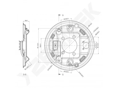 Brake disk protector DCD0563