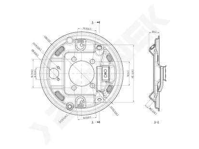 Brake disk protector DCD0562