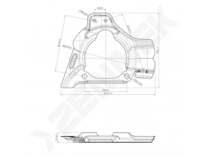 Brake disk protector DCD0552