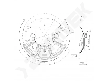 Brake disk protector DCD0533