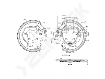 Brake disk protector DCD0524