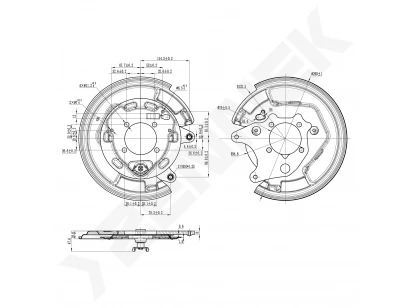 Brake disk protector DCD0523