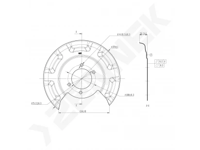 Brake disk protector DCD0504