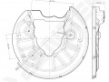 Brake disk protector DCD0439_4