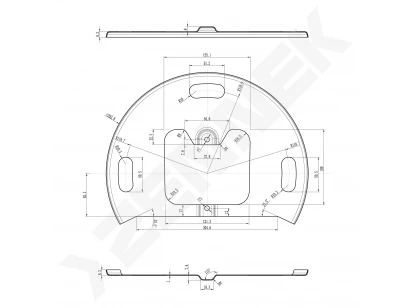 Brake disk protector DCD0411
