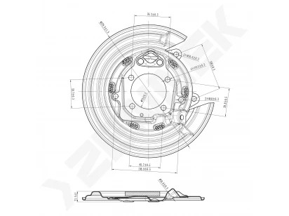 Brake disk protector DCD0401