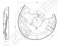Brake disk protector DCD0393_4