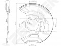 Brake disk protector DCD0391_4