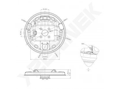 Brake disk protector DCD0328