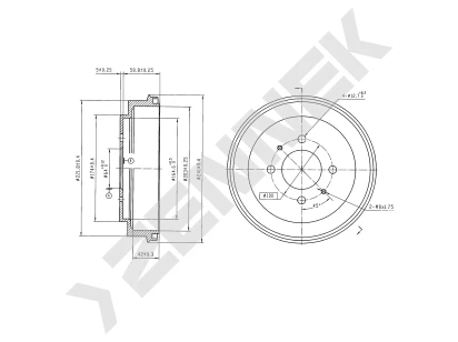 Brake drum DDR1987