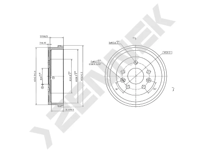 Brake drum DDR0040