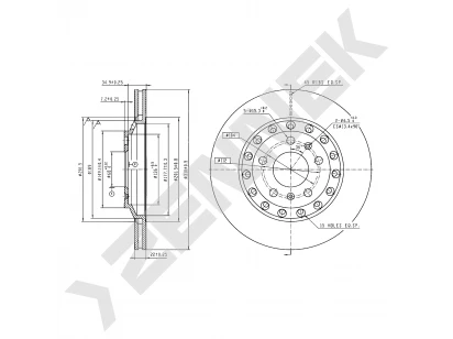 Brake disk DBD0479