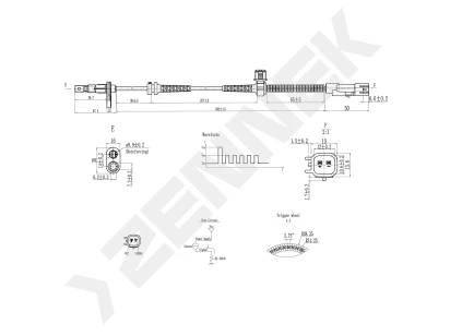 ABS sensor DAS0814
