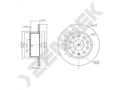Brake disk DBD0368