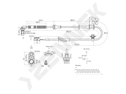 ABS sensor DAS0790