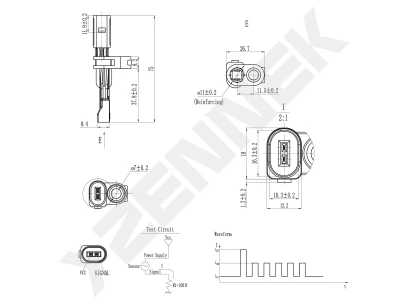 ABS sensor DAS0803
