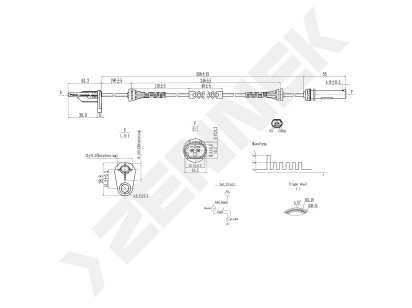 ABS sensor DAS0808