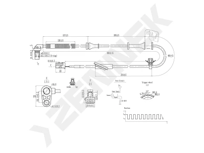 ABS sensor DAS0795