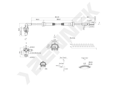 ABS sensor DAS0796