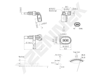 ABS sensor DAS0799