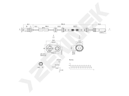 ABS sensor DAS0802