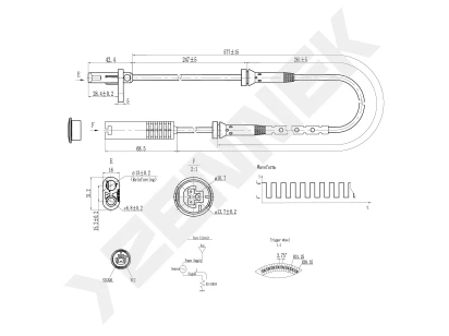 ABS sensor DAS0807