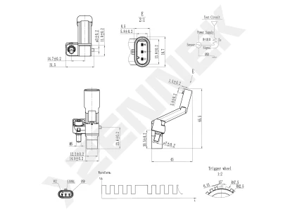 Сrankshaft position sensor DCS0413