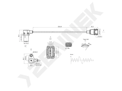 Сrankshaft position sensor DCS0414