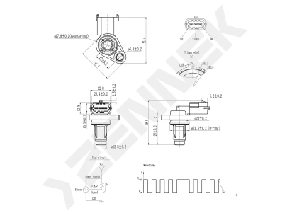 Camshaft position sensor DCS0406