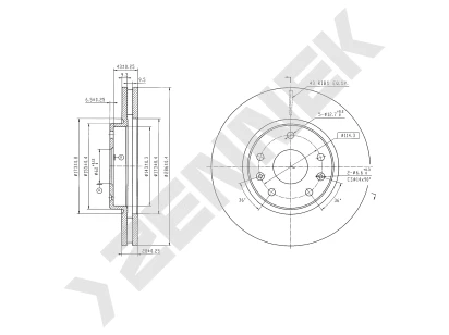 Brake disk DBD1995
