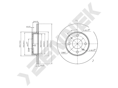 Brake disk DBD1985