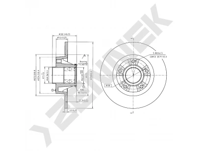 Brake disk DBD1481
